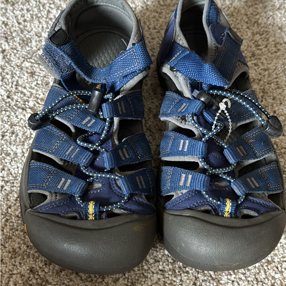 KEEN Blue and Gray Kids Outdoor Sandals